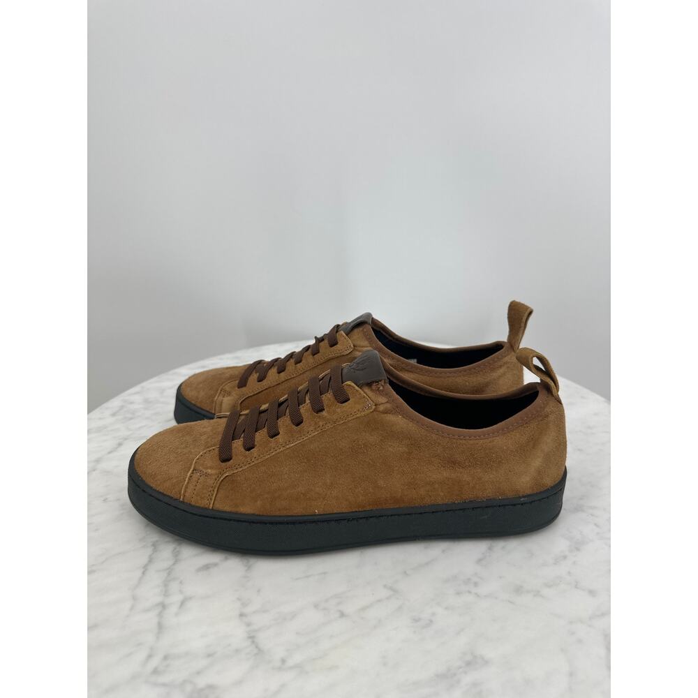 NEW Martin Dingmen Signature Sheep Skin Tobacco Brown Sneakers Men’s 8.5 - Picture 3 of 8
